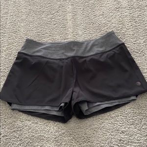 MPG Black & Gray Running/Training Shorts. Sz M